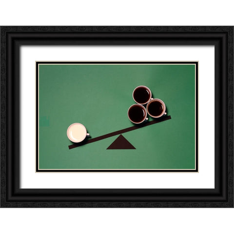 Injustice Black Ornate Wood Framed Art Print with Double Matting by Lemos, Alfredo