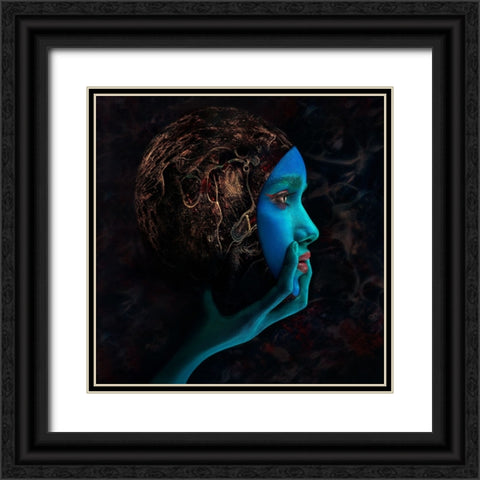 Identification Black Ornate Wood Framed Art Print with Double Matting by Kovalev, Ivan