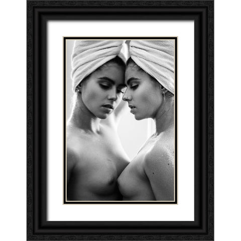 My Home, My Freedom Black Ornate Wood Framed Art Print with Double Matting by Krystynek MQEP, Martin