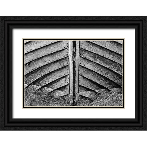 Wooden Hull Black Ornate Wood Framed Art Print with Double Matting by Ebert, Steffen