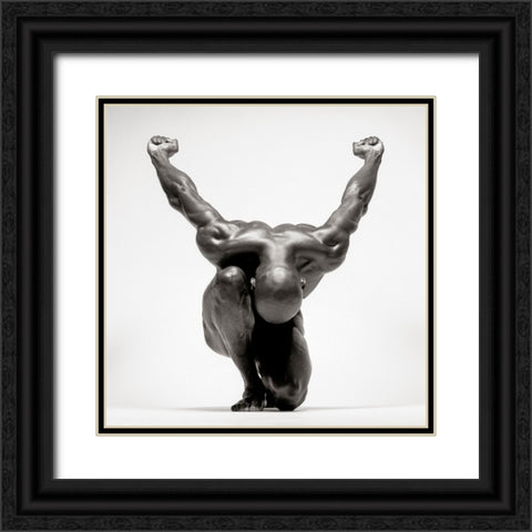 Jovan 6 Black Ornate Wood Framed Art Print with Double Matting by Kustas, Anders