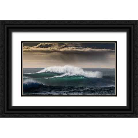 Double Strength Black Ornate Wood Framed Art Print with Double Matting by Pelissier, Marc