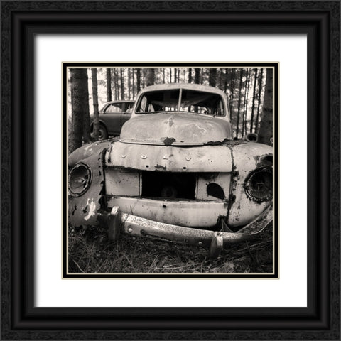 Volvo Pv544 Black Ornate Wood Framed Art Print with Double Matting by Kustas, Anders