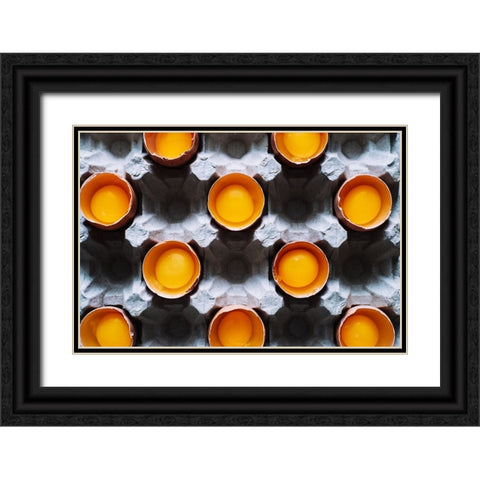 Keepdistance Black Ornate Wood Framed Art Print with Double Matting by Karina, Aleksandrova