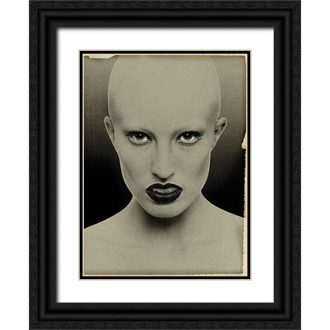 Pelata Black Ornate Wood Framed Art Print with Double Matting by Affolti, Giordano