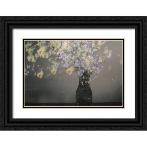 Home Sweet Home... Black Ornate Wood Framed Art Print with Double Matting by Talen, Nel