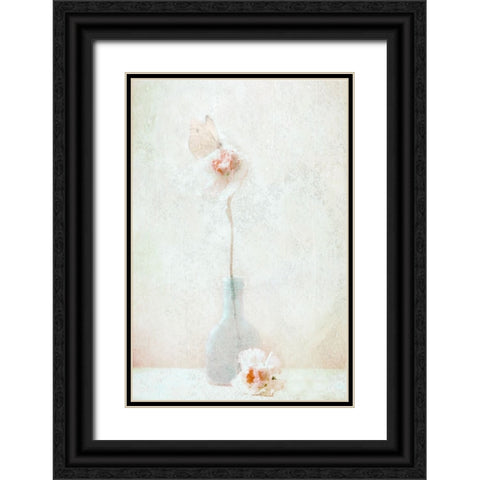An Ephemeral Moment Black Ornate Wood Framed Art Print with Double Matting by Devos, Delphine