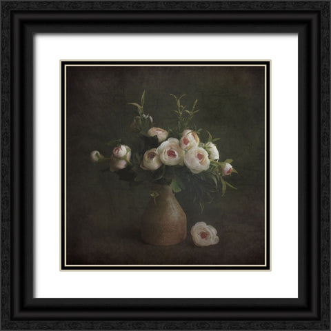 Rusty Black Ornate Wood Framed Art Print with Double Matting by Kiral, Cicek