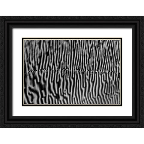 Untitled Black Ornate Wood Framed Art Print with Double Matting by Momeni, Mohammadreza