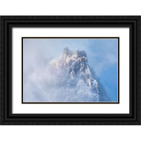Vicissitudes Of Life Black Ornate Wood Framed Art Print with Double Matting by Simoon