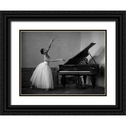 Everything Must Change Black Ornate Wood Framed Art Print with Double Matting by Kapsha, Eduards