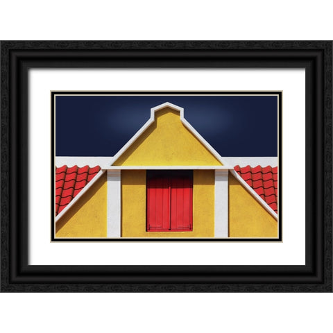 The Hatch Black Ornate Wood Framed Art Print with Double Matting by Hawerkamp, Hans-Wolfgang