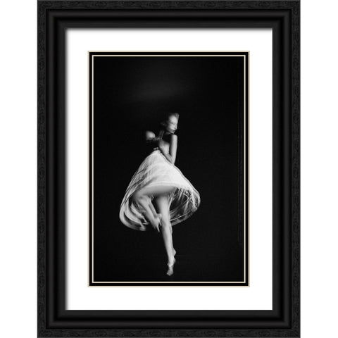 Dancing In The Light Black Ornate Wood Framed Art Print with Double Matting by Bolgov, Ruslan