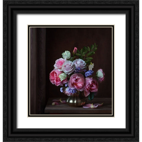 Untitled Black Ornate Wood Framed Art Print with Double Matting by Lankina, Alina