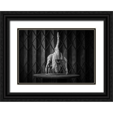 The Urbex Stage Black Ornate Wood Framed Art Print with Double Matting by Stalmans, Luc