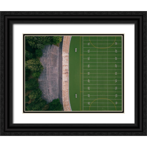 Velodrome Black Ornate Wood Framed Art Print with Double Matting by Carlos_Grury_Santos