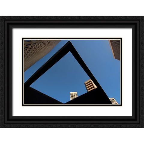 Frame Black Ornate Wood Framed Art Print with Double Matting by Kravanja, Jure