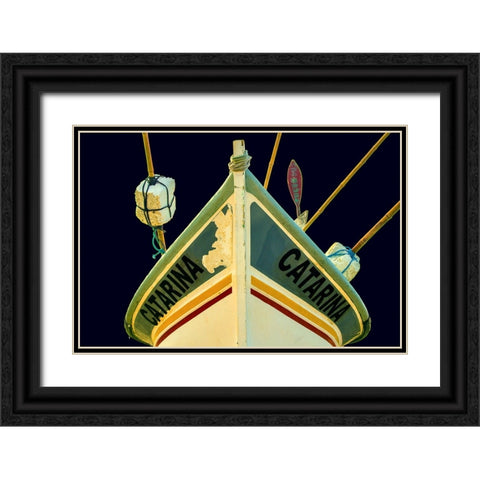 Boat - Xxv Black Ornate Wood Framed Art Print with Double Matting by Wood, Carlos