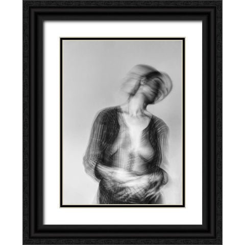 Escape Black Ornate Wood Framed Art Print with Double Matting by Petrica, Cristina