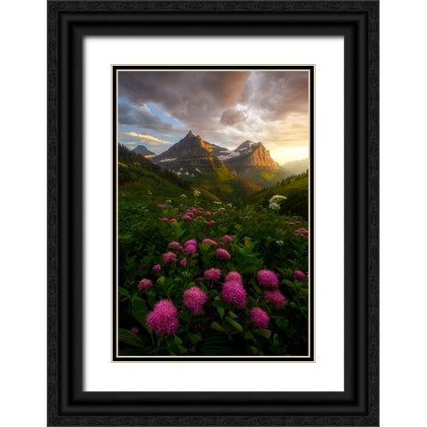 As It Fades Black Ornate Wood Framed Art Print with Double Matting by Dyar, Ryan