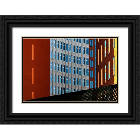 Sunlight Black Ornate Wood Framed Art Print with Double Matting by Luycx, Theo