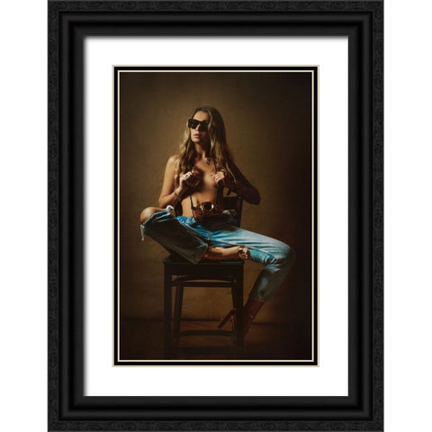 Photographer Black Ornate Wood Framed Art Print with Double Matting by Bolgov, Ruslan