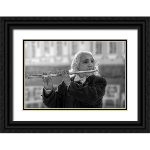 The Passage Of Time Black Ornate Wood Framed Art Print with Double Matting by Yu Wu, Irene