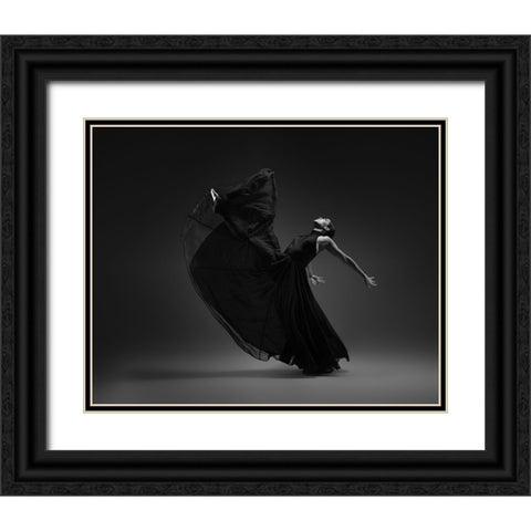 Untitled Black Ornate Wood Framed Art Print with Double Matting by Li, Rob