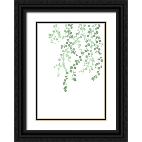 Birch Tree Black Ornate Wood Framed Art Print with Double Matting by 1x Studio II