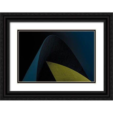 Auditorio De Tenerife Black Ornate Wood Framed Art Print with Double Matting by Schuster, Inge