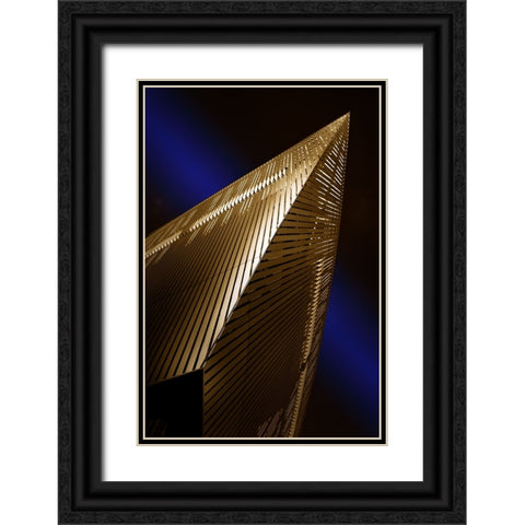 Conference Black Ornate Wood Framed Art Print with Double Matting by Huybrighs, Marc