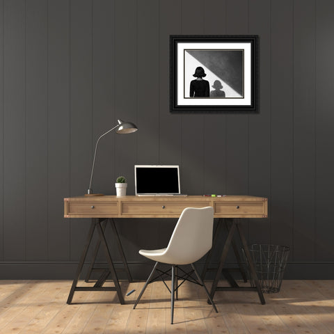 Untitled Black Ornate Wood Framed Art Print with Double Matting by Skip, Anthony