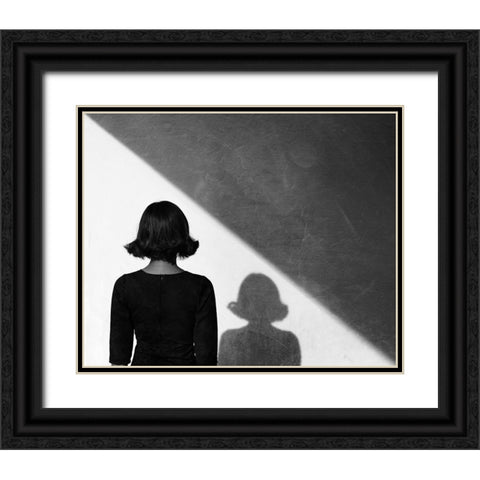 Untitled Black Ornate Wood Framed Art Print with Double Matting by Skip, Anthony