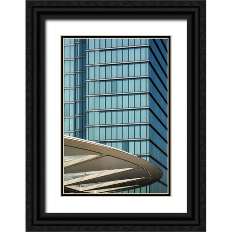 The Saucer Is About To Take Off Black Ornate Wood Framed Art Print with Double Matting by Joosten, Lus