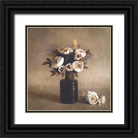 Days Pass Black Ornate Wood Framed Art Print with Double Matting by Kiral, Cicek