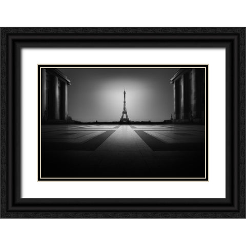 Rise I Black Ornate Wood Framed Art Print with Double Matting by InTheMoment