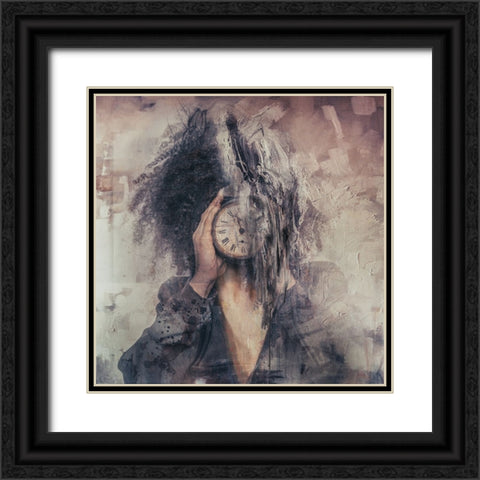 Portrait#54 Black Ornate Wood Framed Art Print with Double Matting by Gregorio, Tommaseo