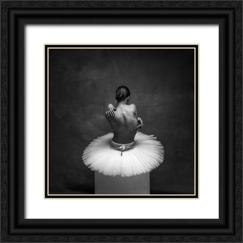 Grace Black Ornate Wood Framed Art Print with Double Matting by Yakovlev, Alexander