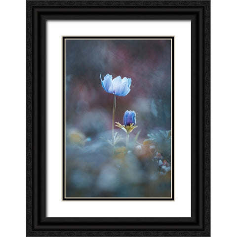 Growing Up Black Ornate Wood Framed Art Print with Double Matting by BRAVIN, Fabien