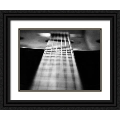 Untitled Black Ornate Wood Framed Art Print with Double Matting by Mohsen