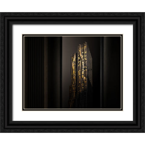 Golden Hour Black Ornate Wood Framed Art Print with Double Matting by Scherhag, Ute