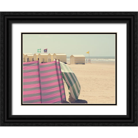 Mare Mare Black Ornate Wood Framed Art Print with Double Matting by Della Latta, Massimo