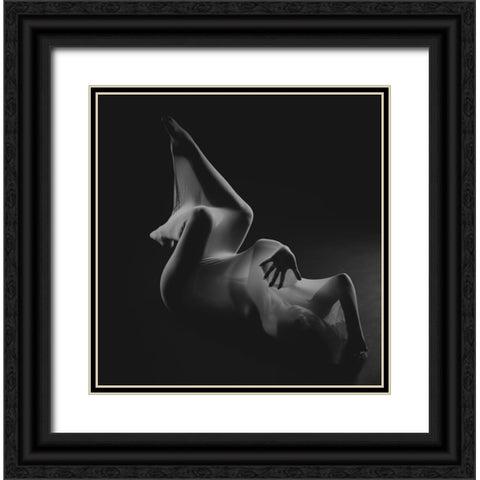 The Net Black Ornate Wood Framed Art Print with Double Matting by Yang, James