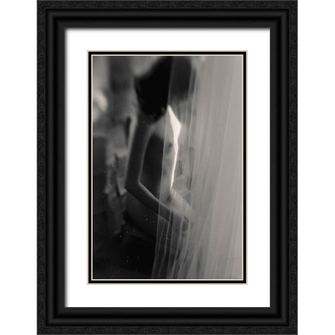 Untitled Black Ornate Wood Framed Art Print with Double Matting by Bousca, Bogdan