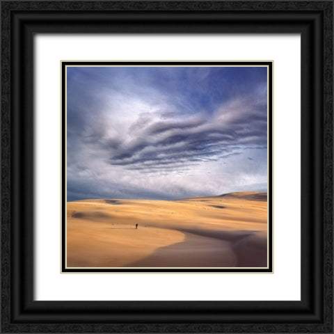 The Last Frame Black Ornate Wood Framed Art Print with Double Matting by Lewandowski, Grzegorz