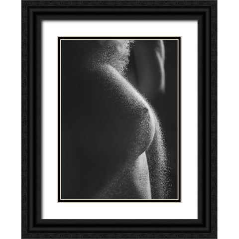 Sand On Me Black Ornate Wood Framed Art Print with Double Matting by Lazzarotti, Paolo
