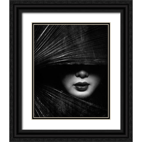 Untitled Black Ornate Wood Framed Art Print with Double Matting by Skip, Anthony
