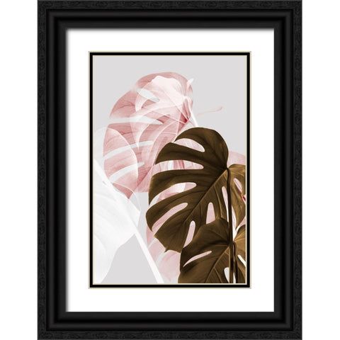 Monstera Creative 04 Black Ornate Wood Framed Art Print with Double Matting by 1x Studio III