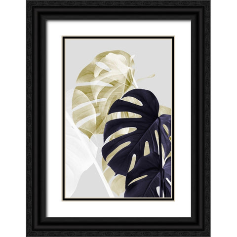 Monstera Creative 06 Black Ornate Wood Framed Art Print with Double Matting by 1x Studio III