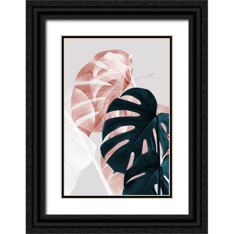 Monstera Creative 09 Black Ornate Wood Framed Art Print with Double Matting by 1x Studio III
